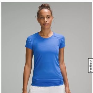 LuluLemon Athletica Run Swiftly short sleeve top